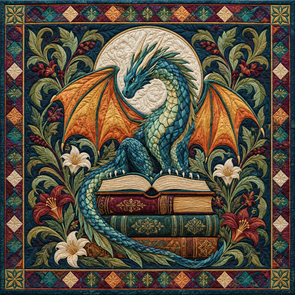 Dragon Keeper Of Stories TD141026527 Quilt Blanket