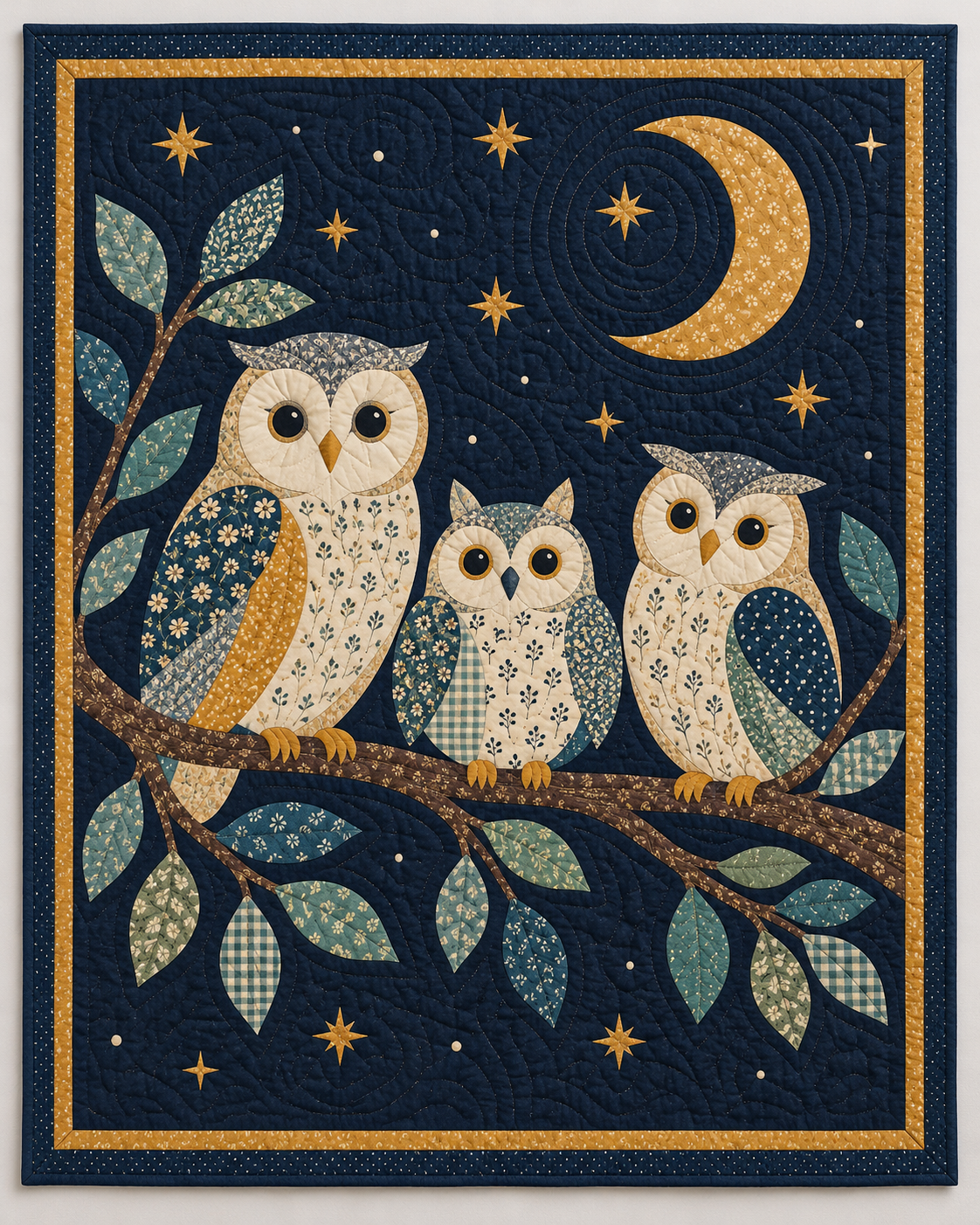 Moonlit Owls TD101026013 Quilt Blanket