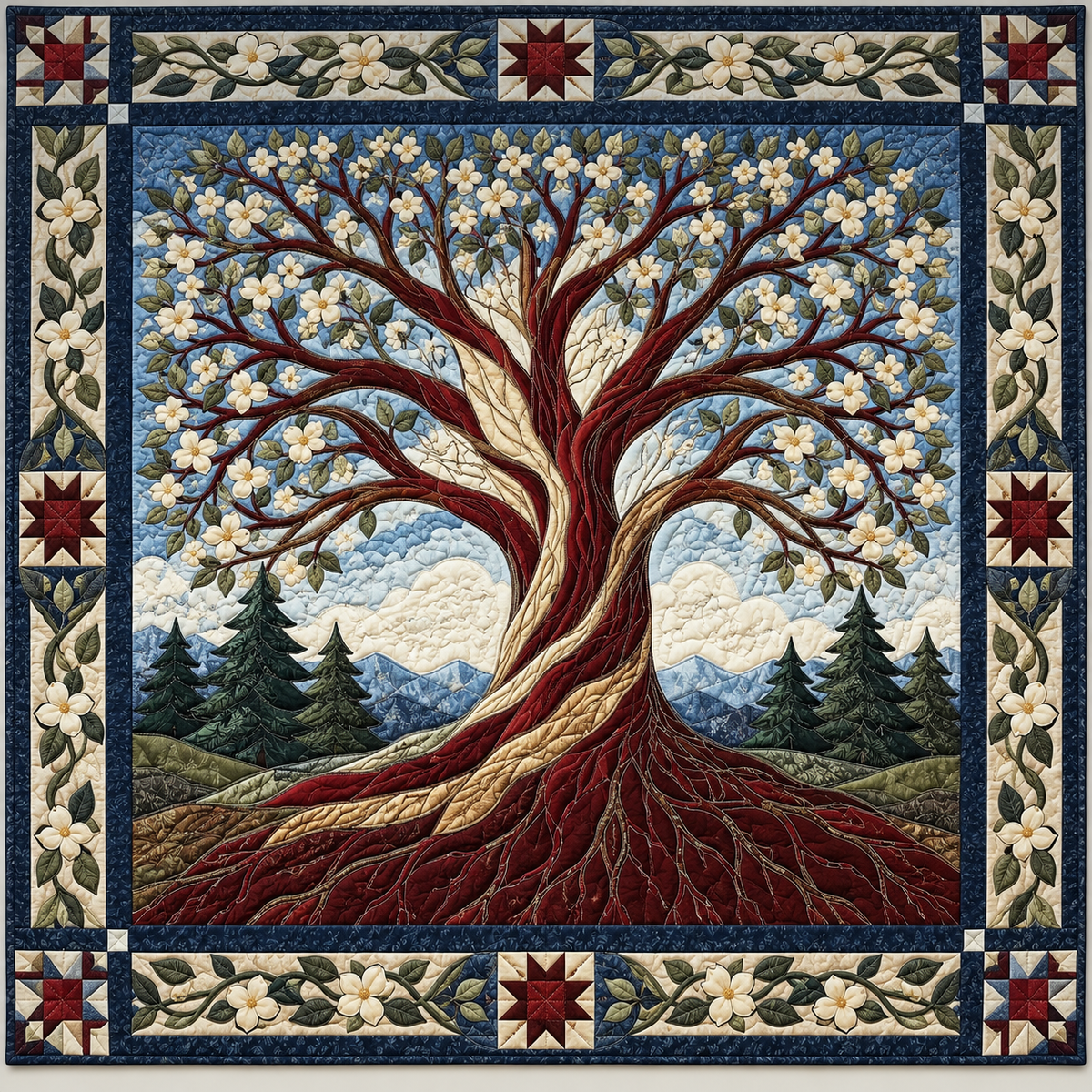 Winter Tree Harmony TD141026576 Quilt Blanket