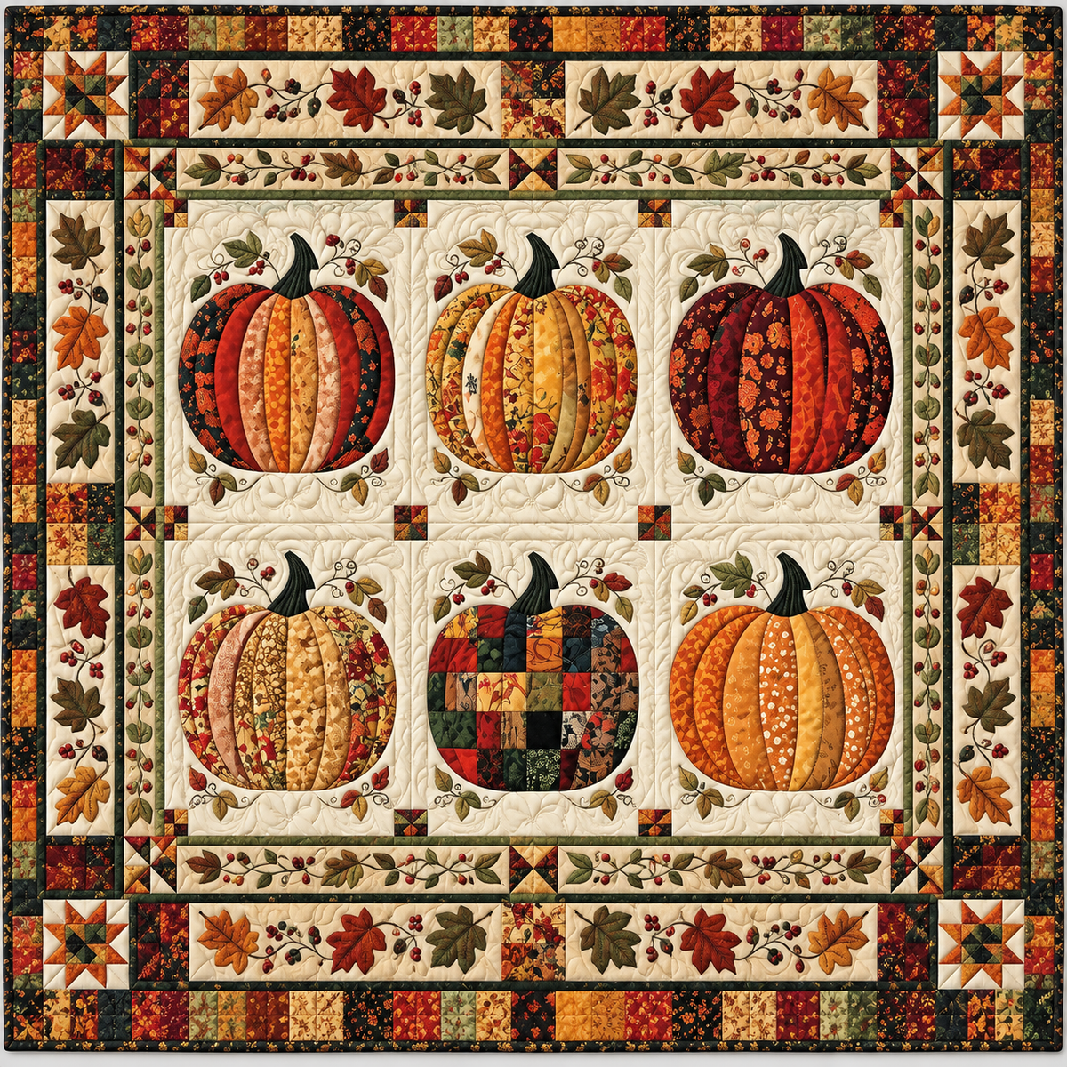 Harvest Pumpkin TD141026586 Quilt Blanket