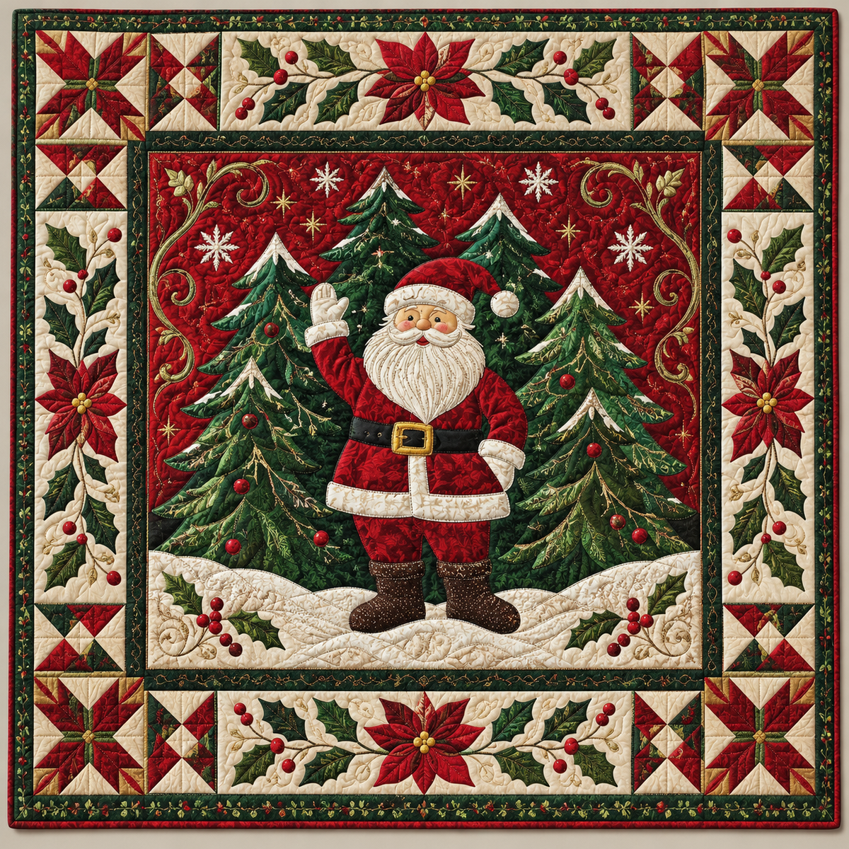 Santa Winter TD141026595 Quilt Blanket