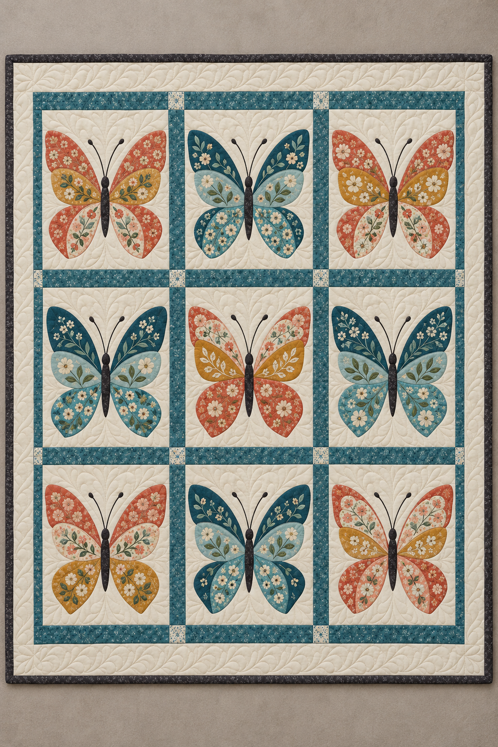 Butterfly Conservatory TD101026066 Quilt Blanket
