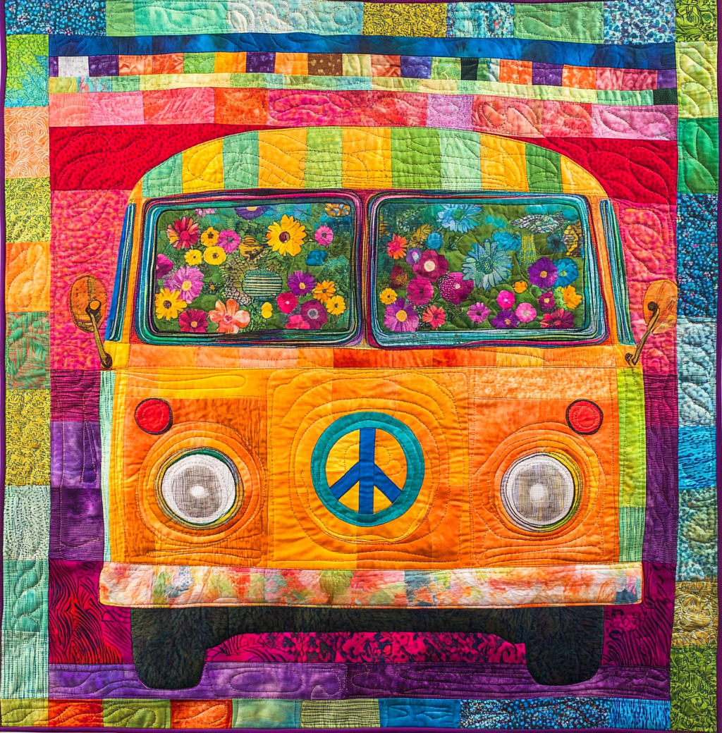 Camping Caravan DAI190225027 Quilt Blanket