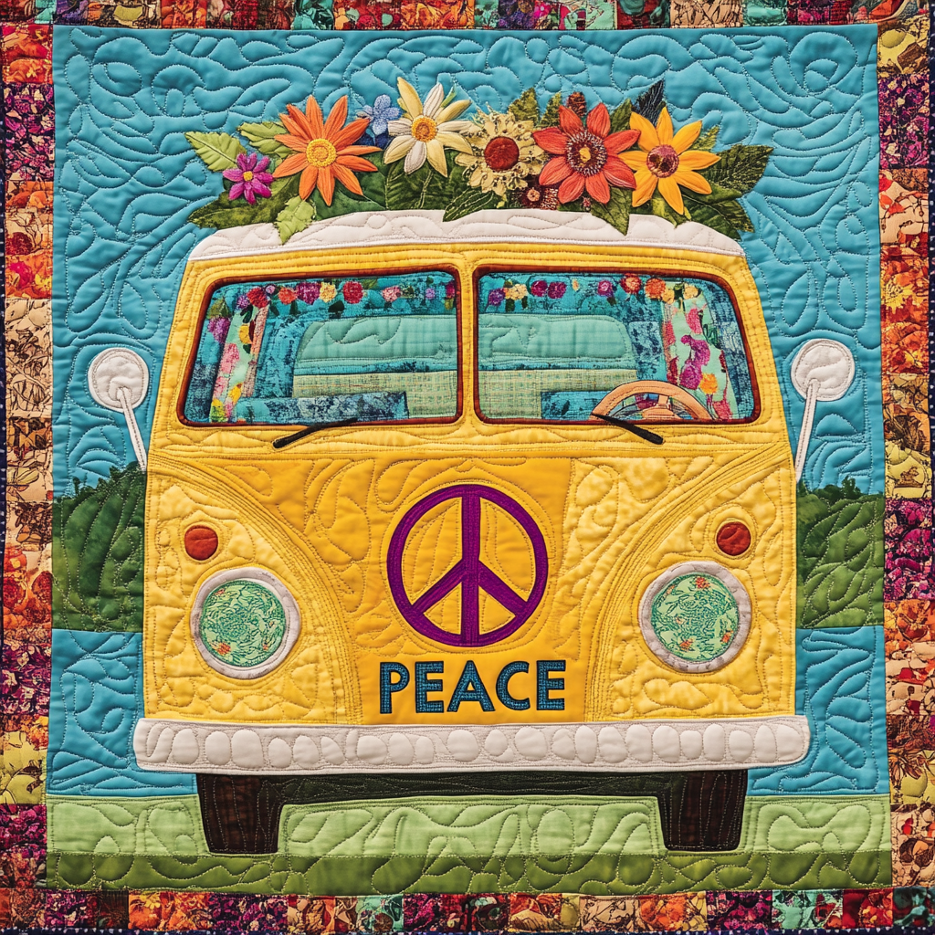 Camping Caravan DAI190225024 Quilt Blanket