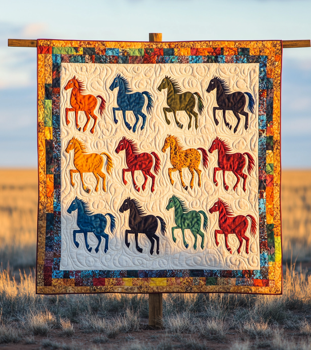 Native American Horse DAI090924084 Quilt Blanket – Charming Favor