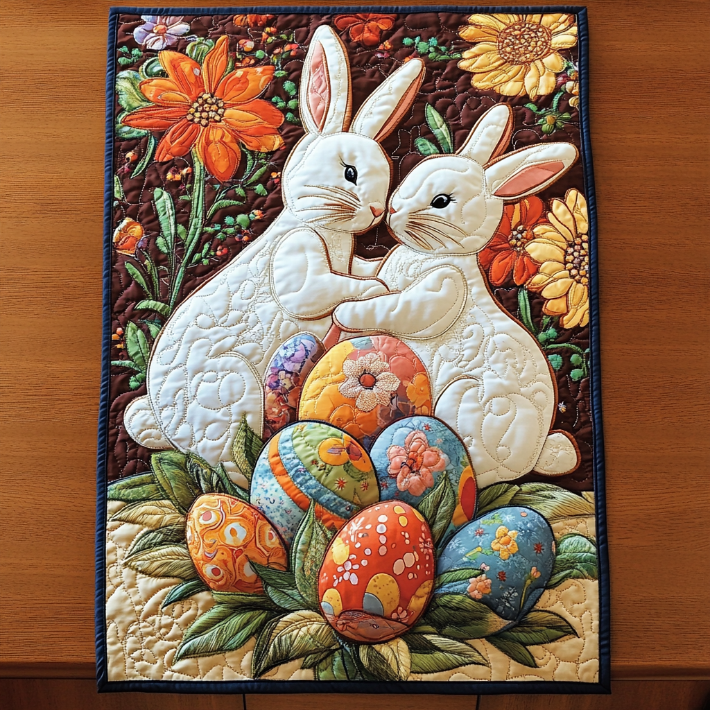Easter Bunny DAI090125290 Quilted Table Runner