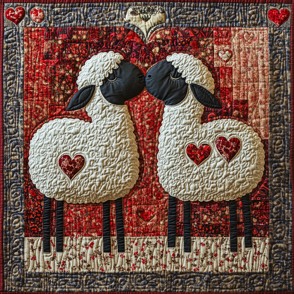 Sheep DAI070824117 Quilt Blanket