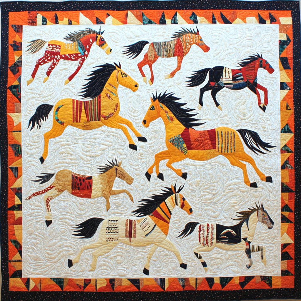 Native American Horse DAI040924183 Quilt Blanket – Charming Favor