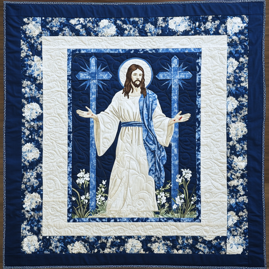 Jesus Christ DAI111124495 Quilt Blanket