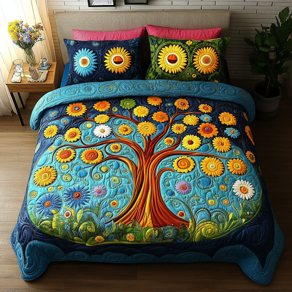 Hippie Tree Of Life DAI110225162 Quilt Bedding Set
