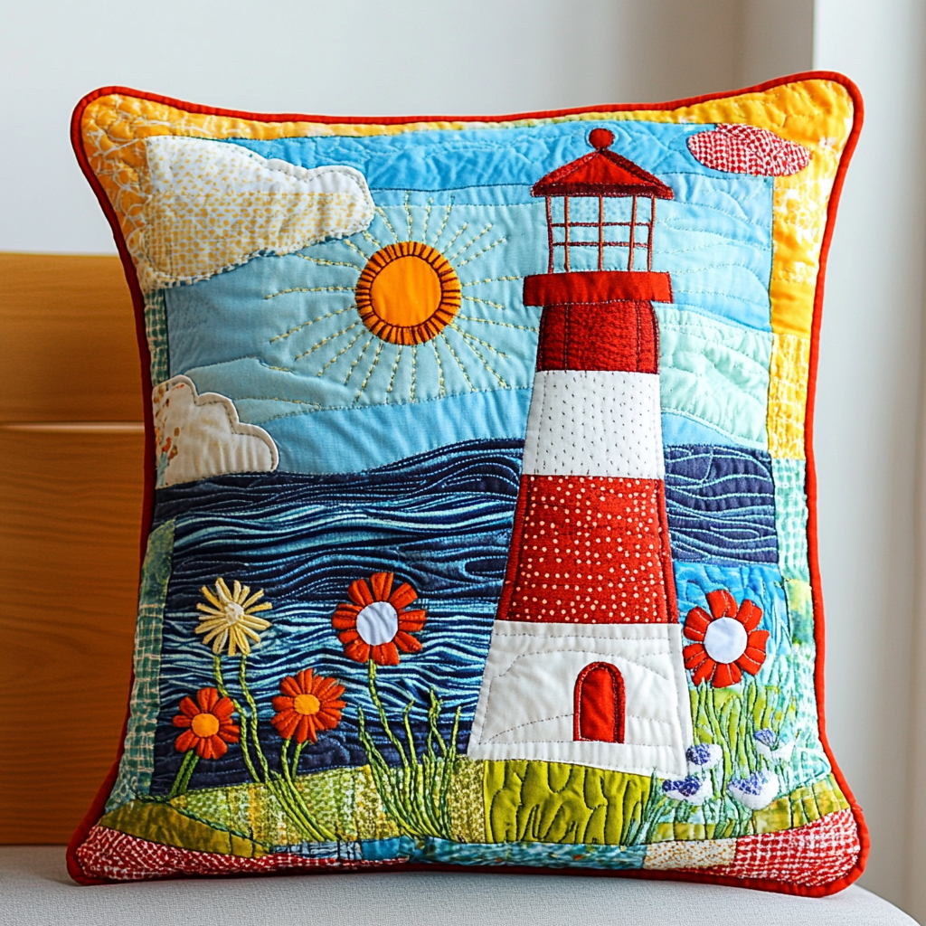 Lighthouse DAI26102413 Quilted Pillow Case