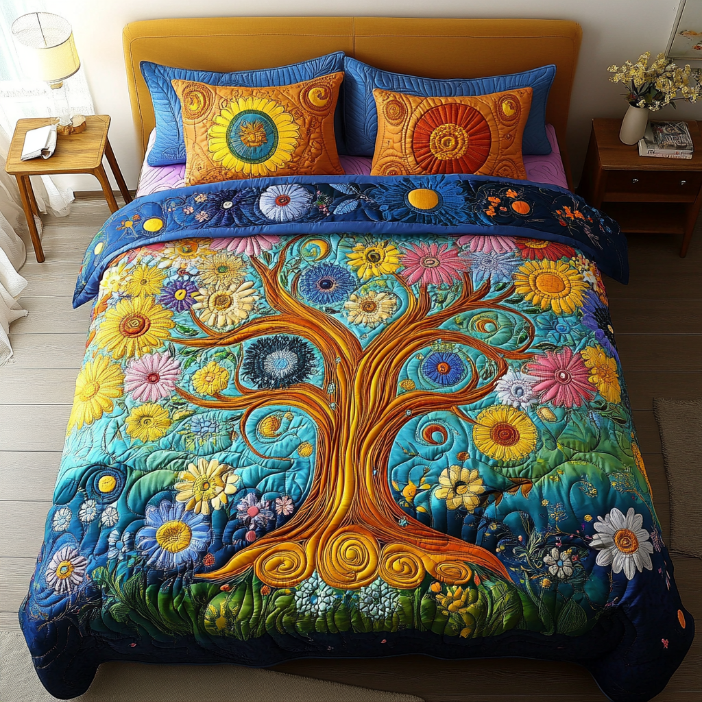 Hippie Tree Of Life DAI110225161 Quilt Bedding Set