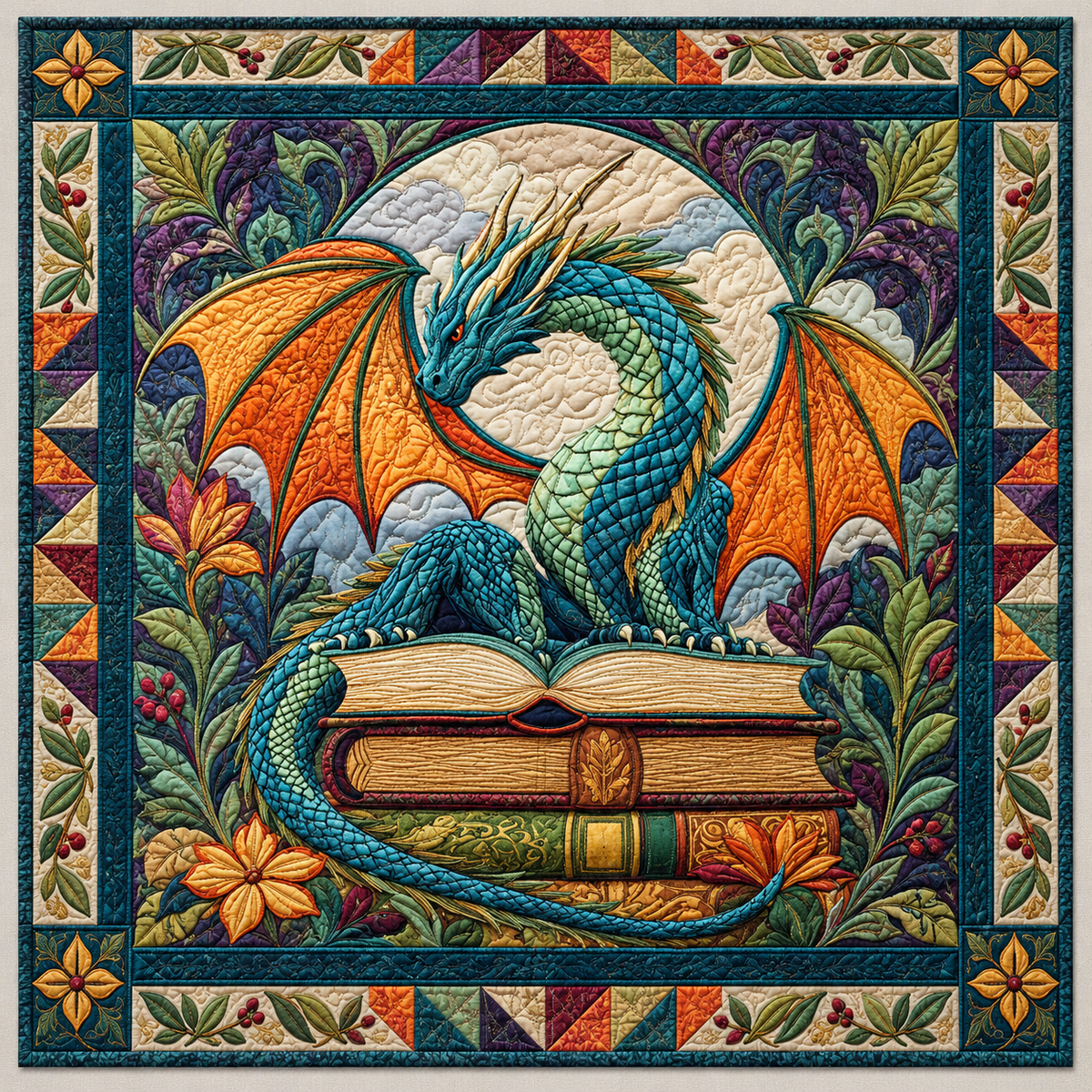 Dragon Bookkeeper TD141026601 Quilt Blanket