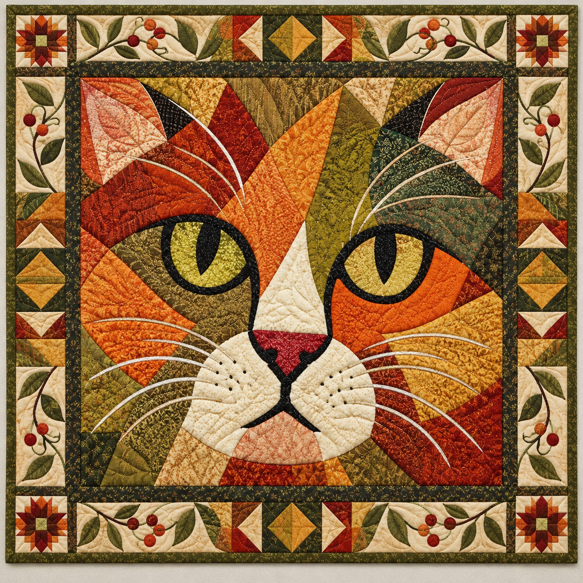 Abstract Cat Eyes TD141026660 Quilt Blanket