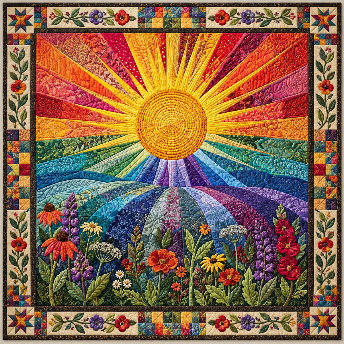 Rainbow Sunshine TD141026698 Quilt Blanket