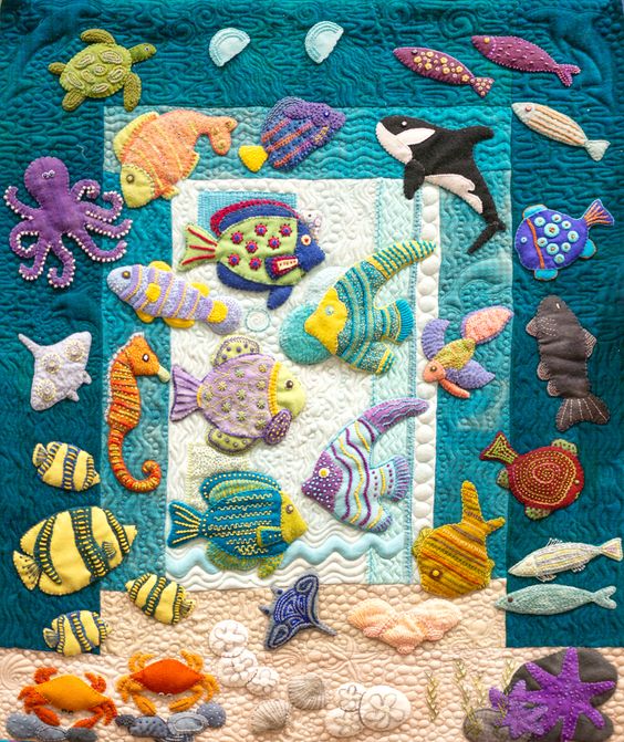 Sea CLDY040724033 Quilt Blanket