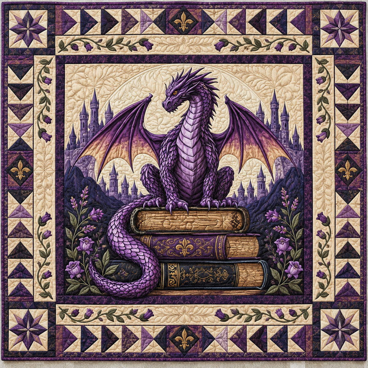 Ancient Dragon Bookkeeper TD141026851 Quilt Blanket
