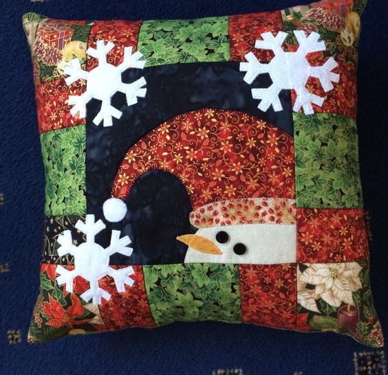 Christmas Snowman CLA080424178 Quilted Pillow Case