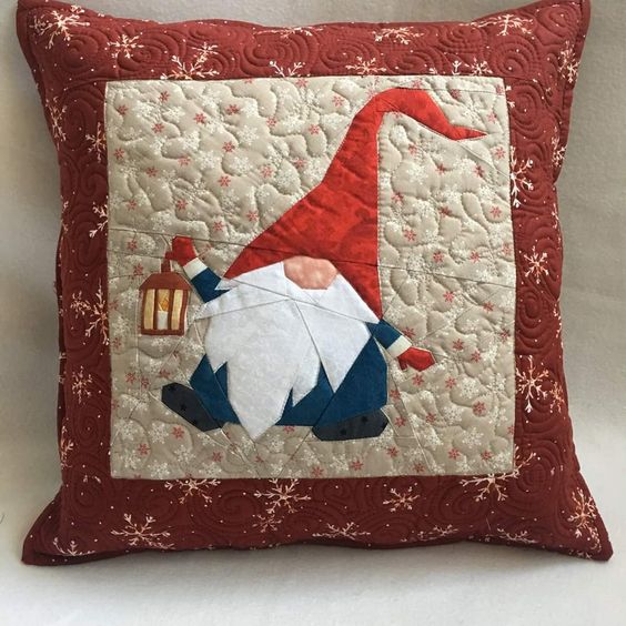 Christmas Gnome CLA080424157 Quilted Pillow Case