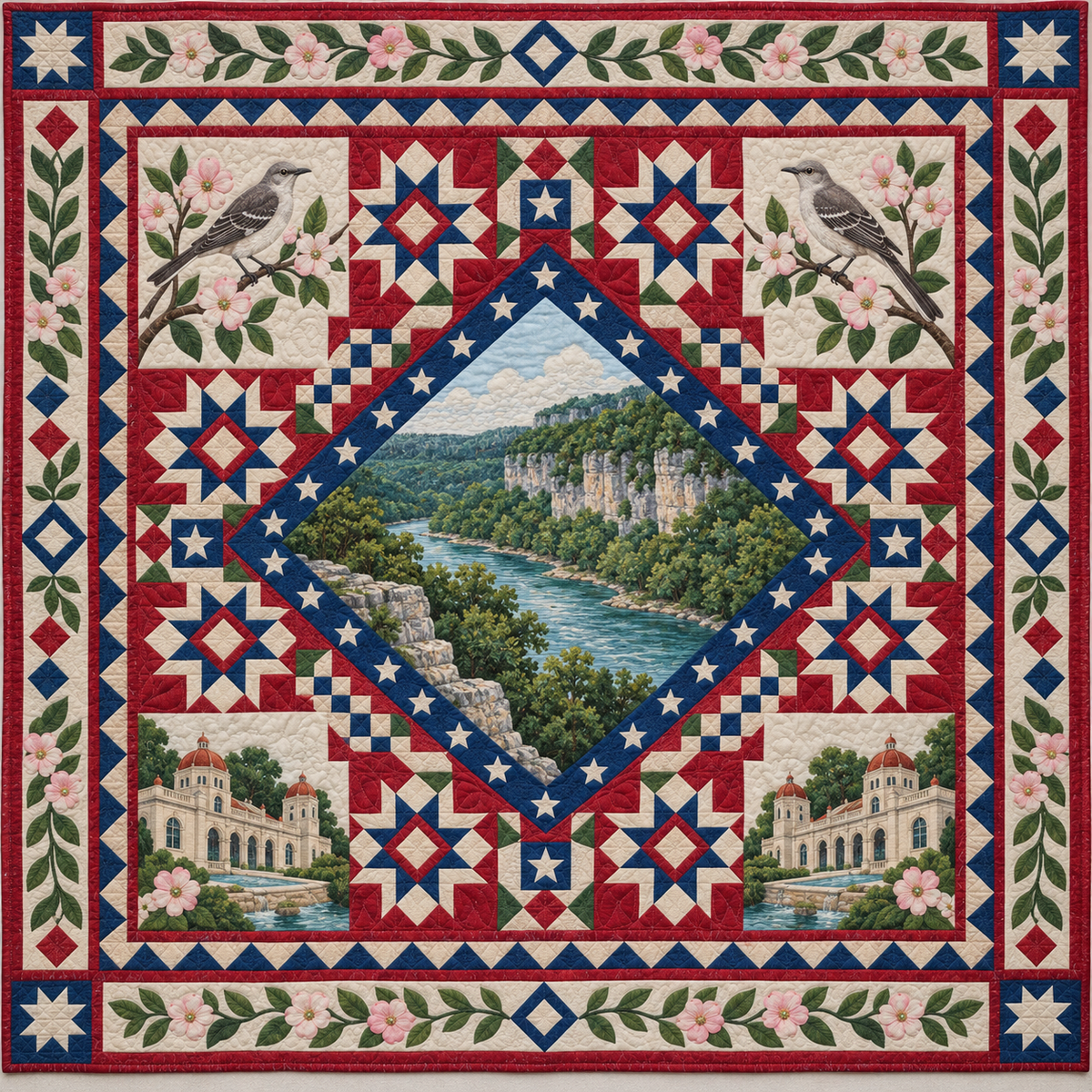 Arkansas Celebration In Cloth TD181026430 Quilt Blanket