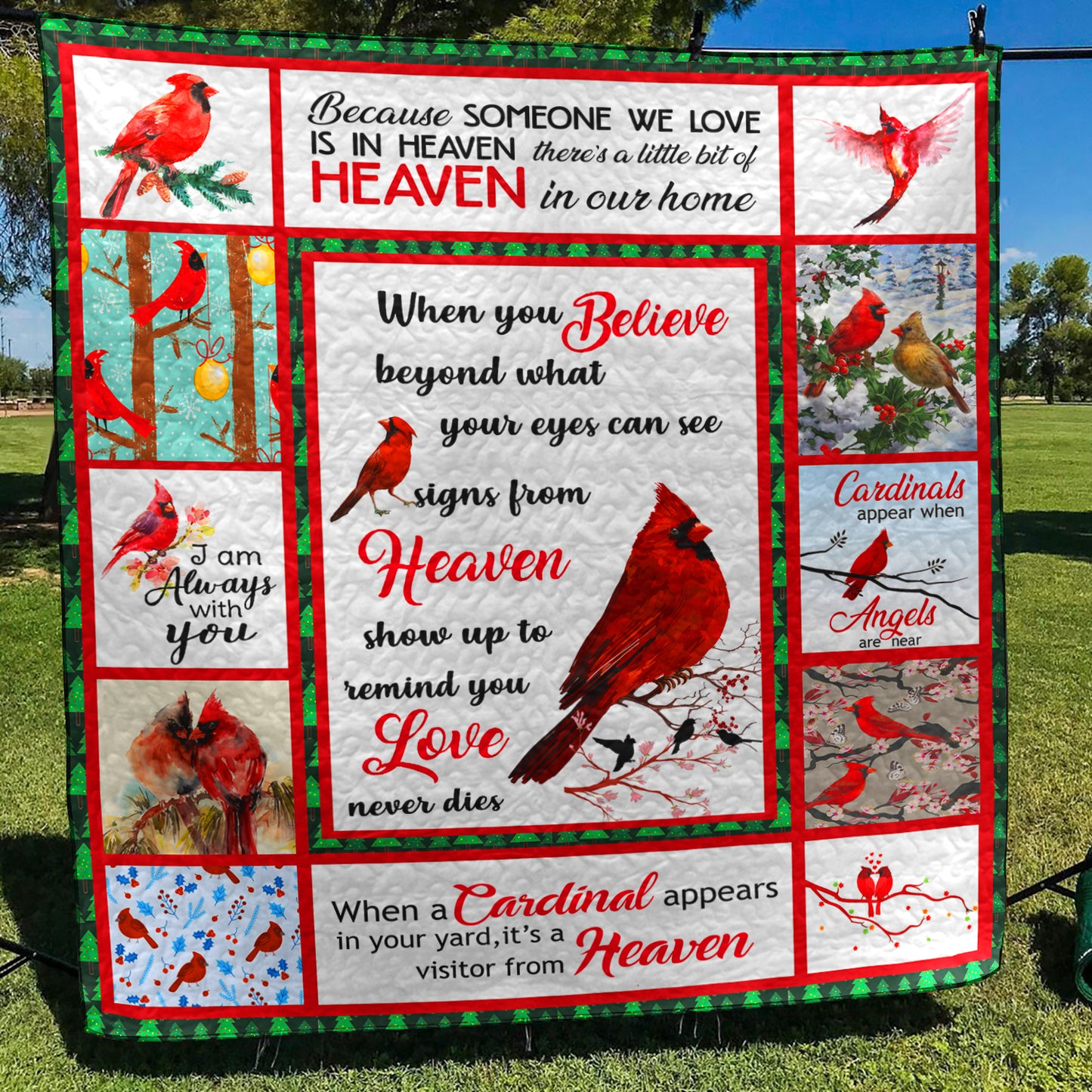 Cardinal CL12100121MDQ Quilt Blanket