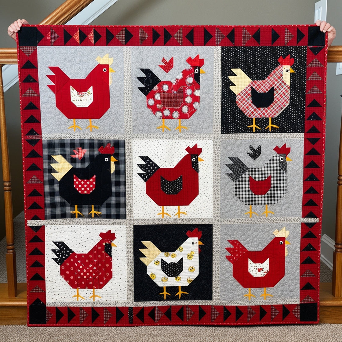 Chicken NTA151024357 Quilt Blanket