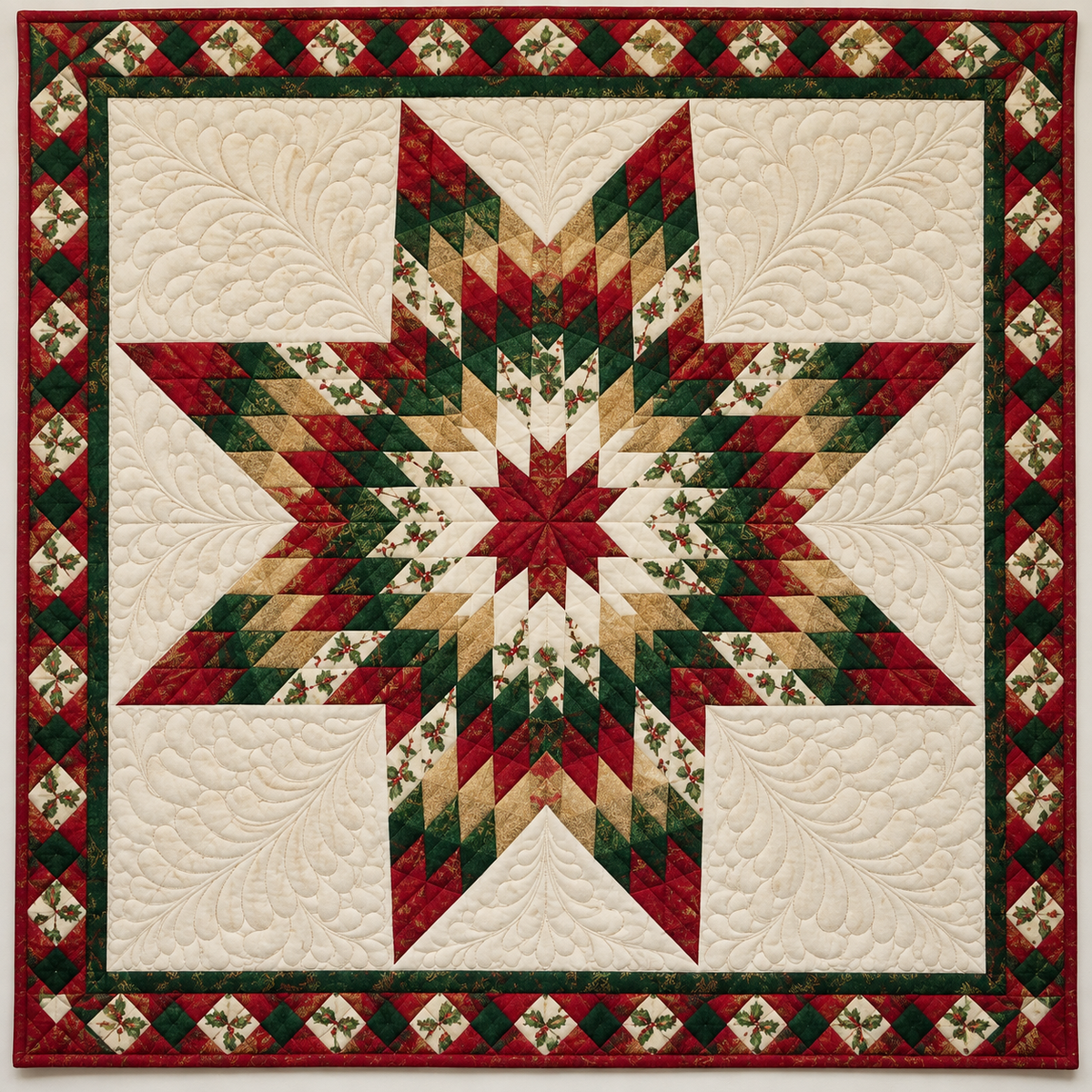 Christmas Morning Star TD101026037 Quilt Blanket