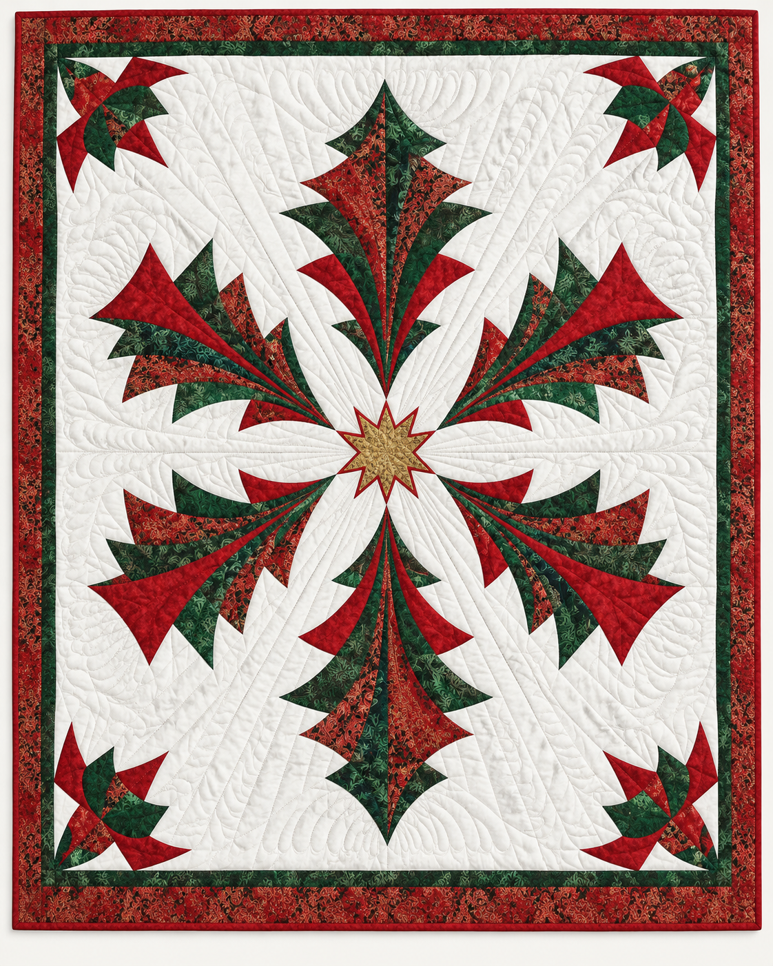 Christmas Tree Pinwheel TD101026159 Quilt Blanket