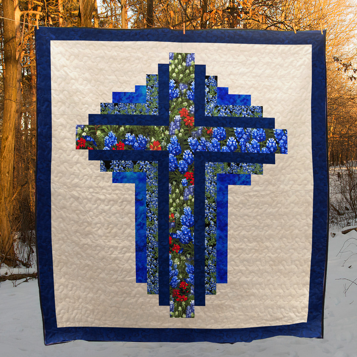 Christian Cross CLM0910036 Quilt Blanket