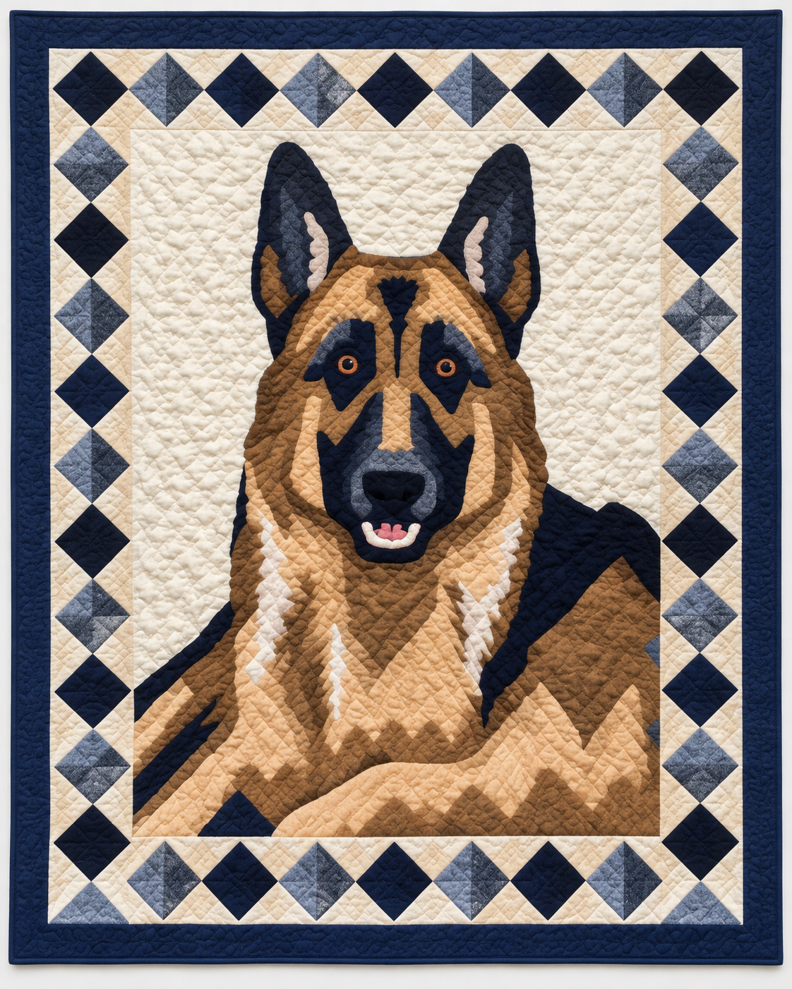 German Shepherd Portrait TD101026252 Quilt Blanket