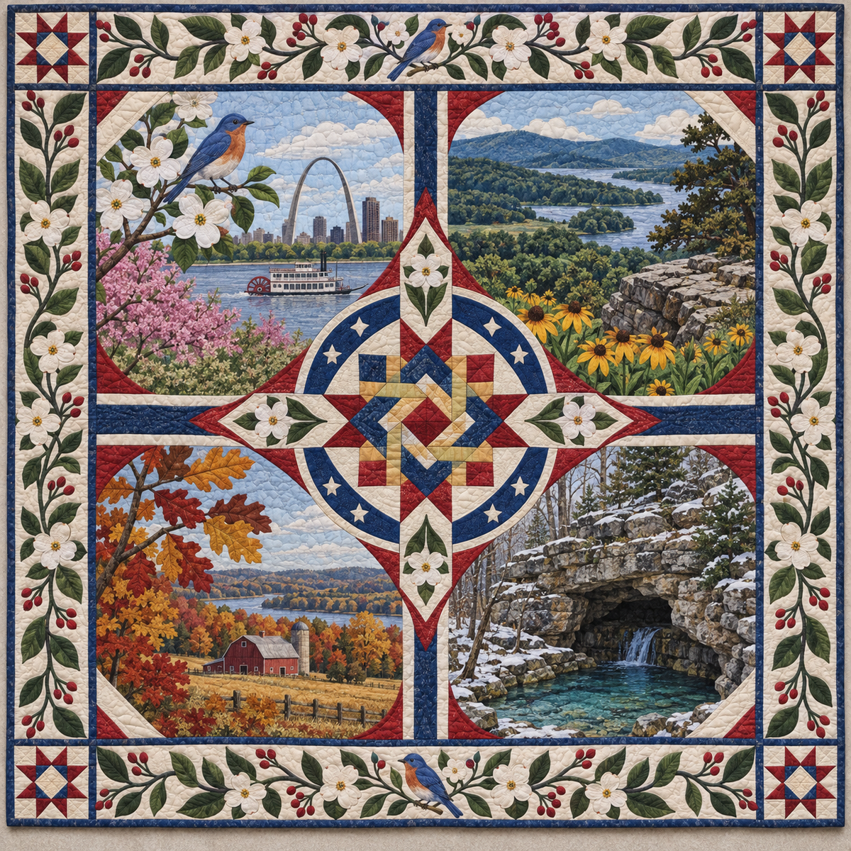 Missouri Four Seasons TD181026638 Quilt Blanket