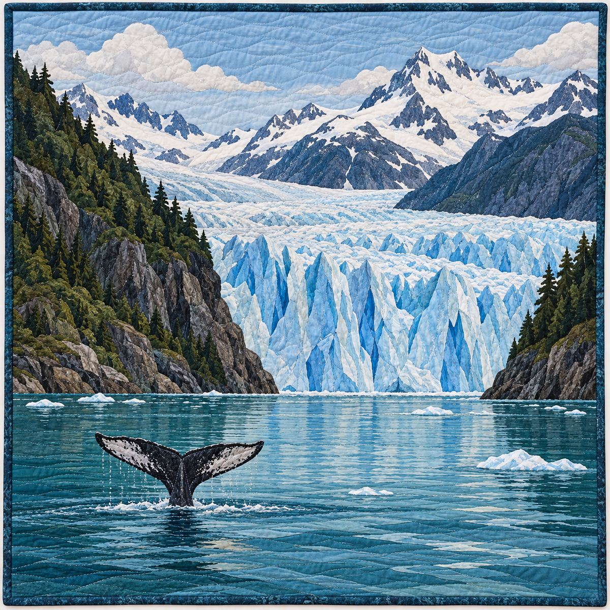 Alaska Glacier Bay Splendor TD181026108 Quilt Blanket