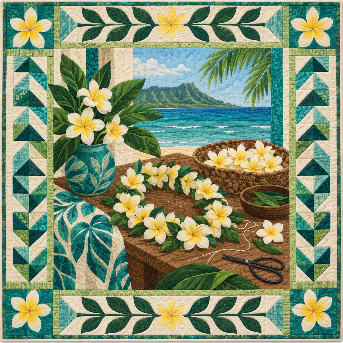 Hawaii Lei Of Aloha TD181026153 Quilt Blanket
