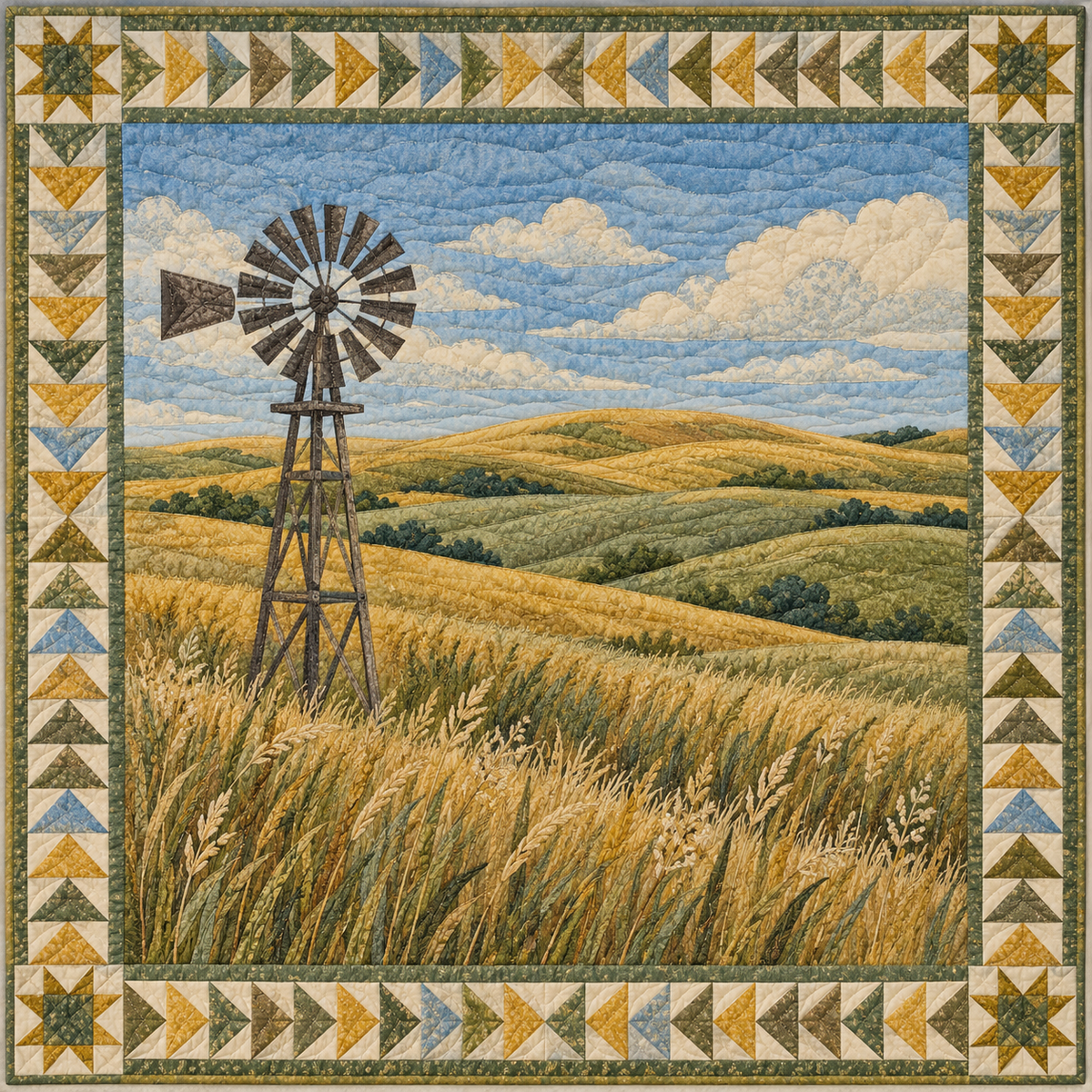 Nebraska Sandhills Song TD181026234 Quilt Blanket