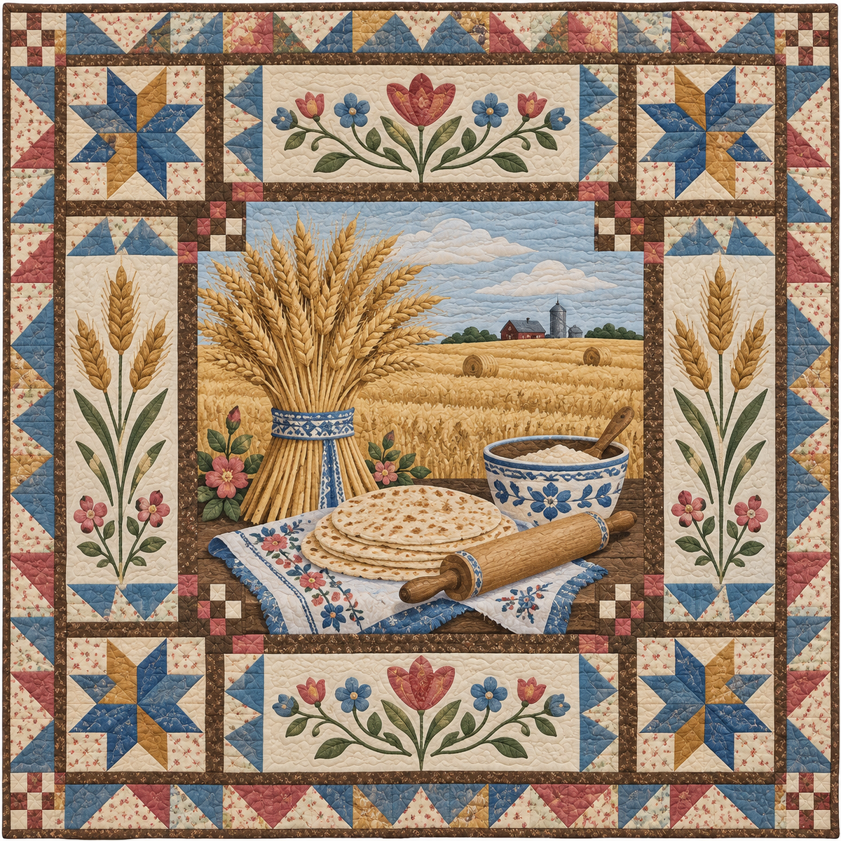 North Dakota Prairie Kitchen TD181026270 Quilt Blanket