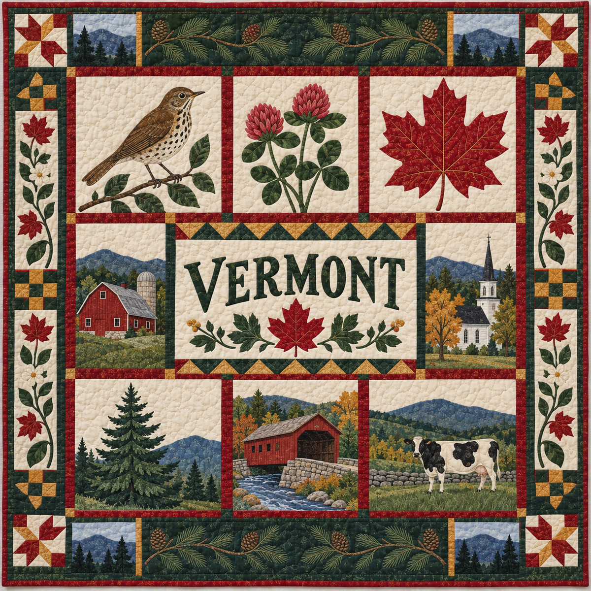 Vermont Green Mountain Home TD181026322 Quilt Blanket