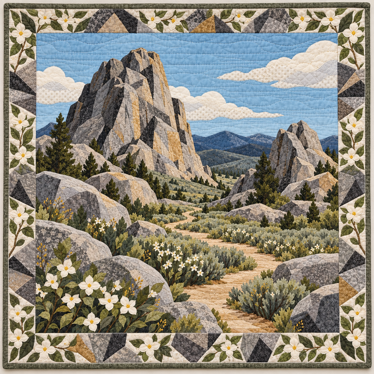 Idaho Granite Passage quilt blanket