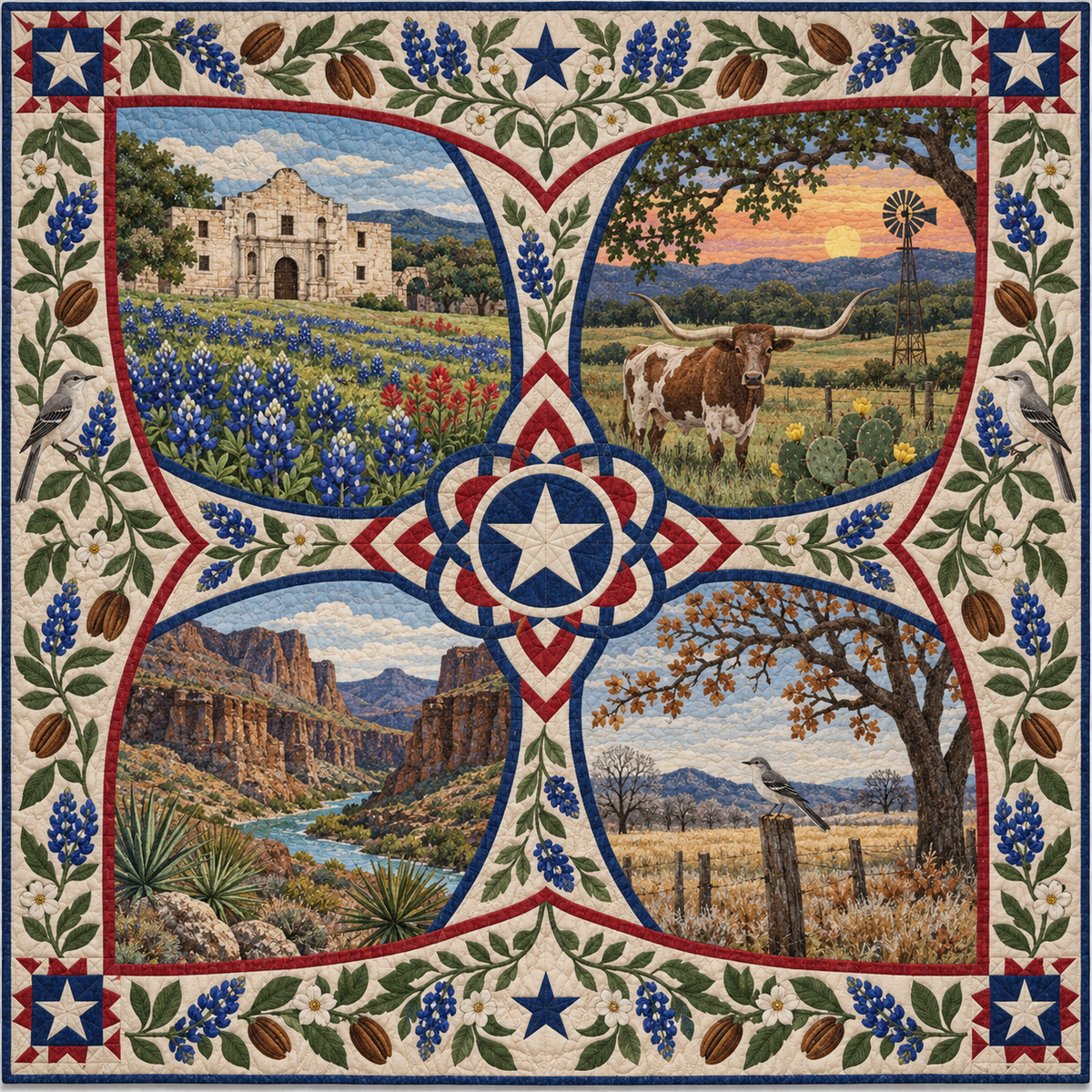 Texas Four Seasons TD181026828 Quilt Blanket