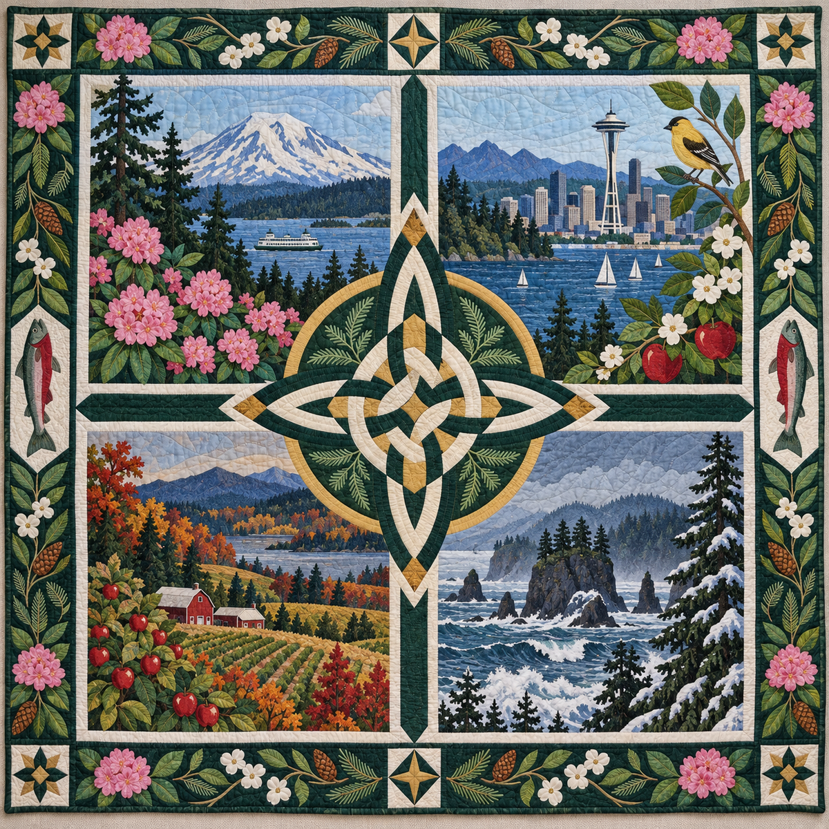 Washington Four Seasons TD181026868 Quilt Blanket