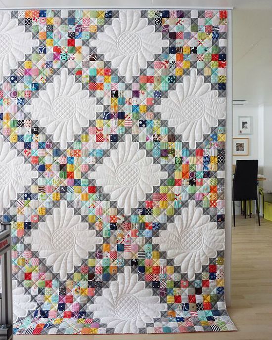 White Flower CLA1510490Q Quilt Blanket