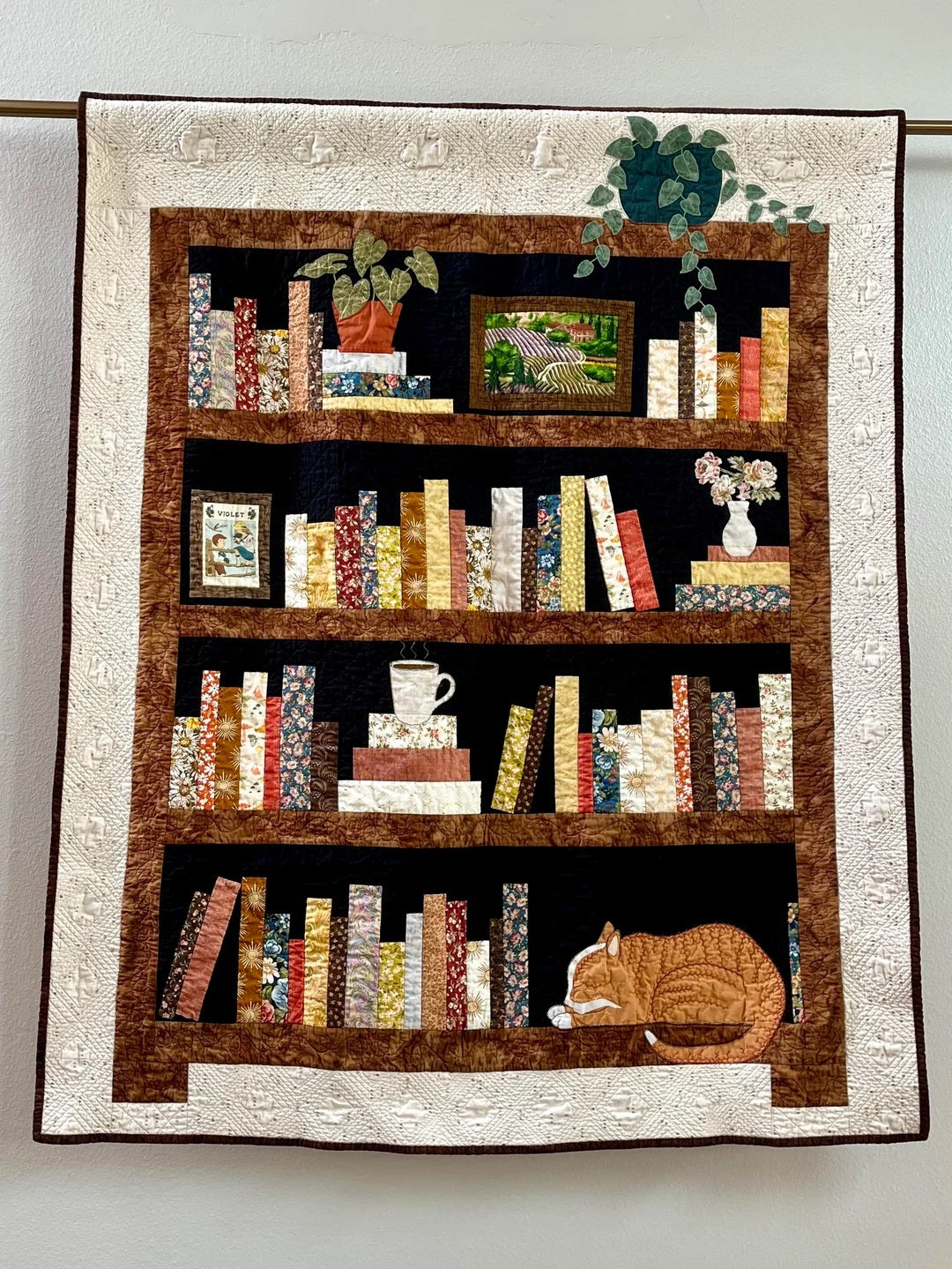Bookcase CLDY180624024 Quilt Blanket