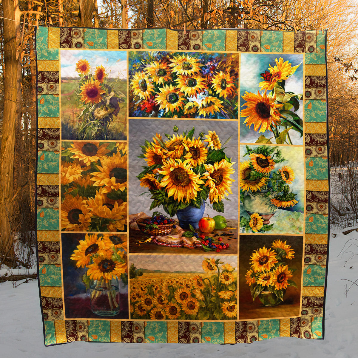 Sunflowers NX070624 Quilt Blanket