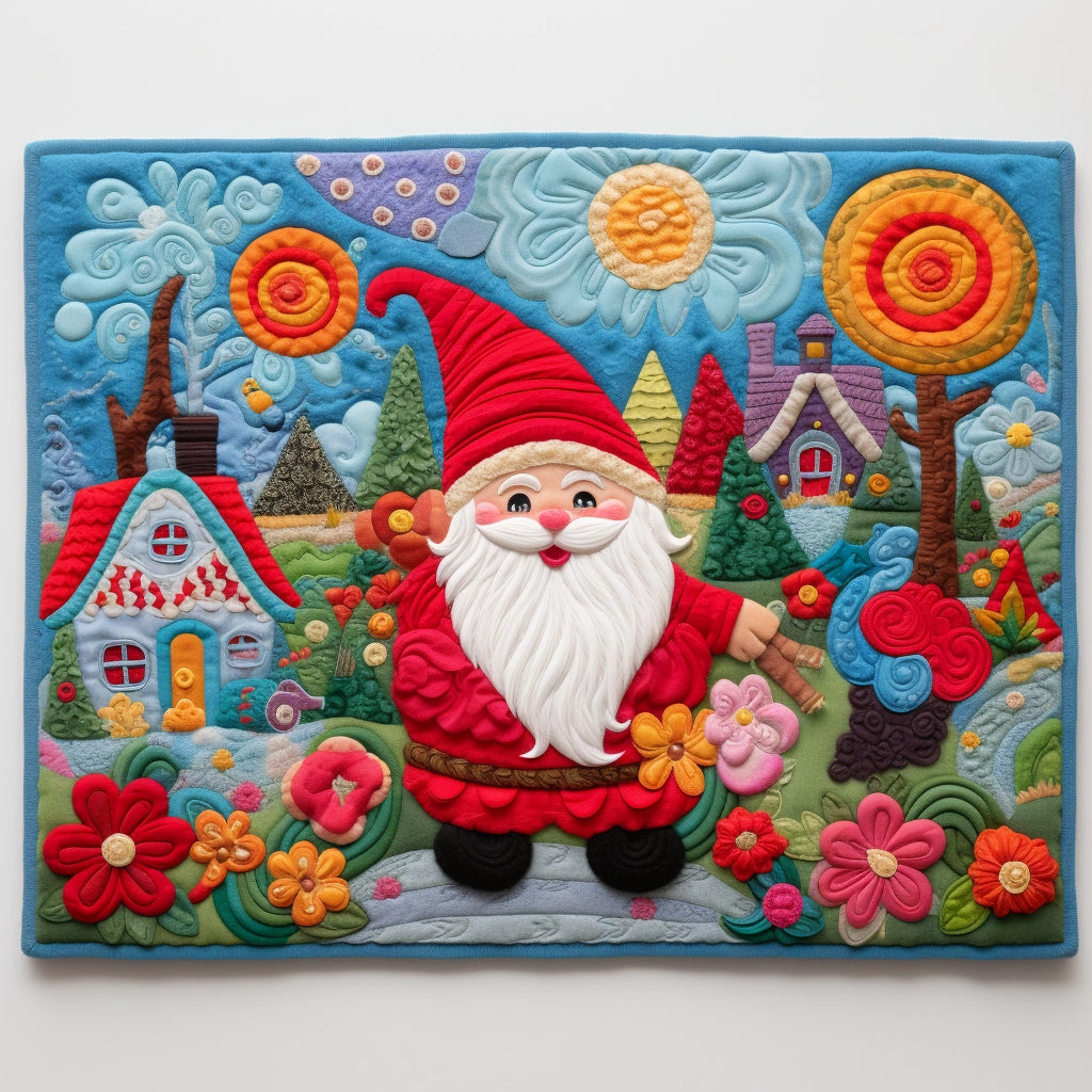 Gnome TAI020324101 Quilted Placemats Charming Favor