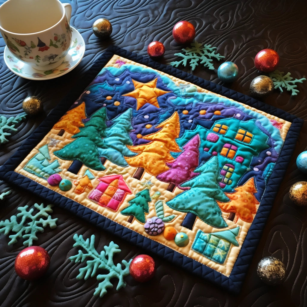 Christmas Tree TAI260224106 Quilted Placemats