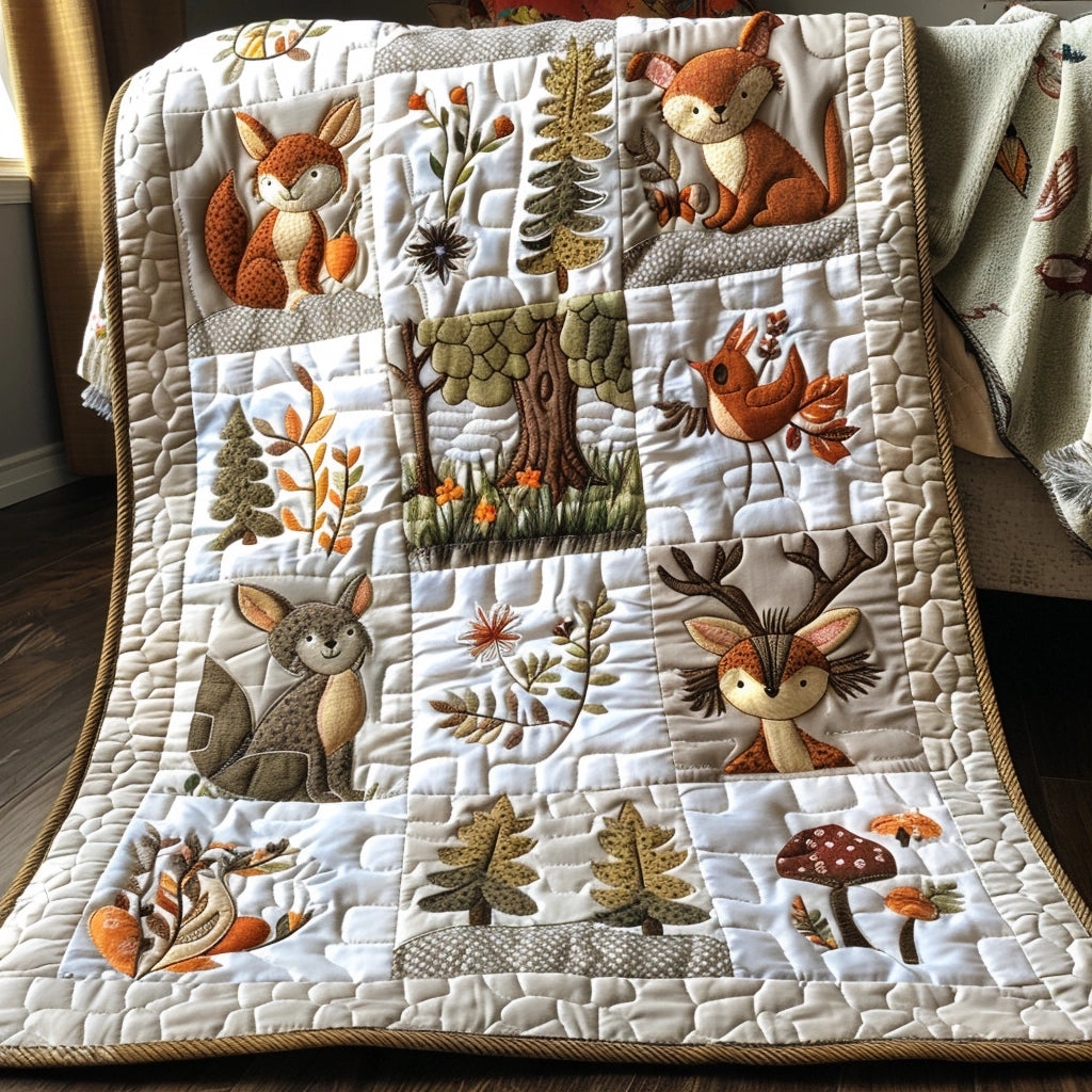 Woodland Whimsy TAI080324022 Quilt Blanket Charming Favor