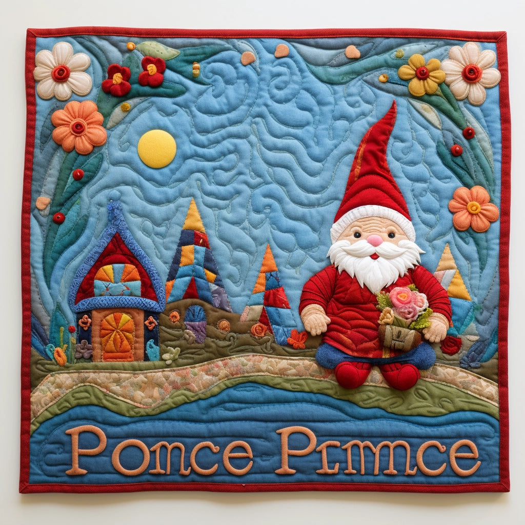 Gnome TAI020324096 Quilted Placemats Charming Favor