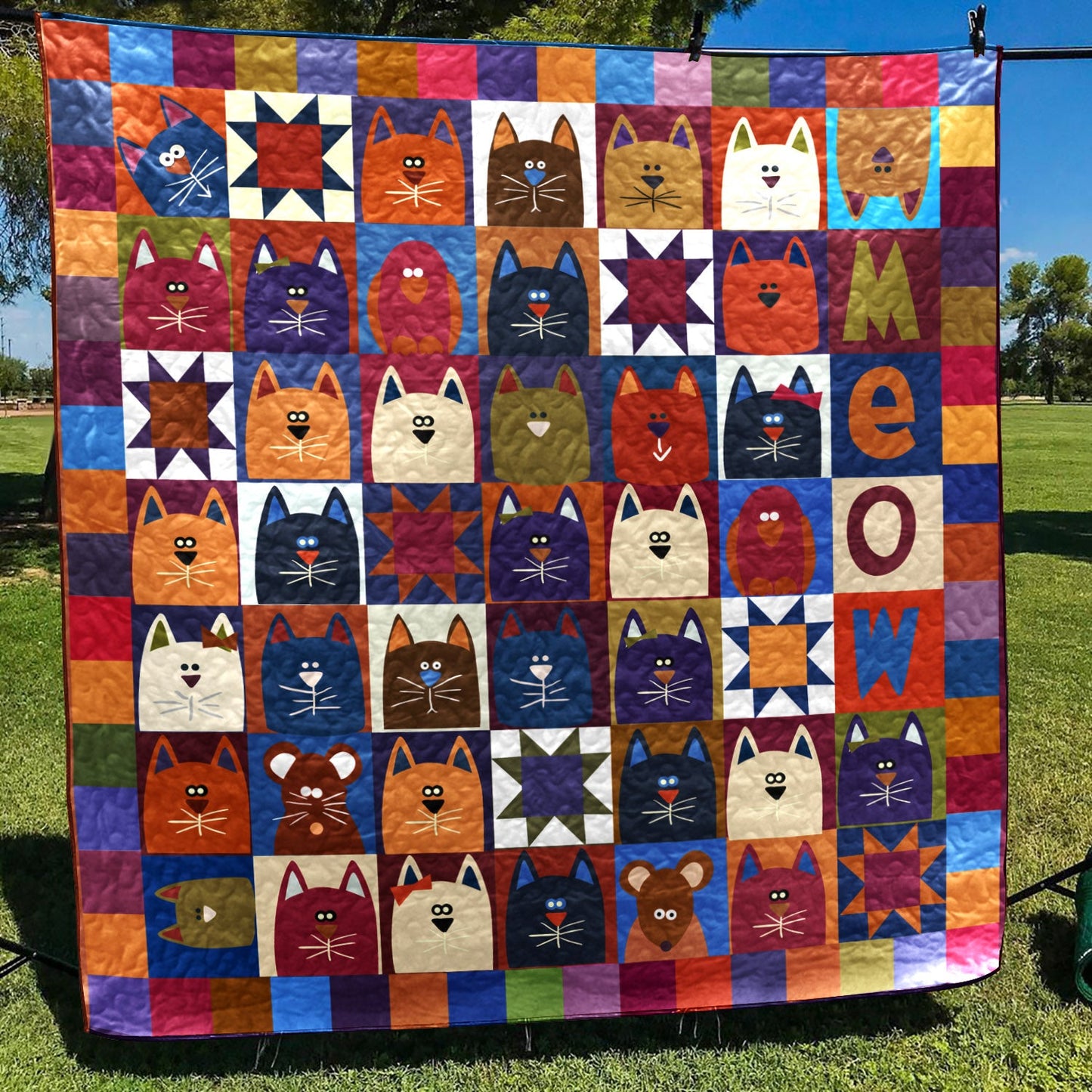 Cat Nip CL120607 Quilt Blanket