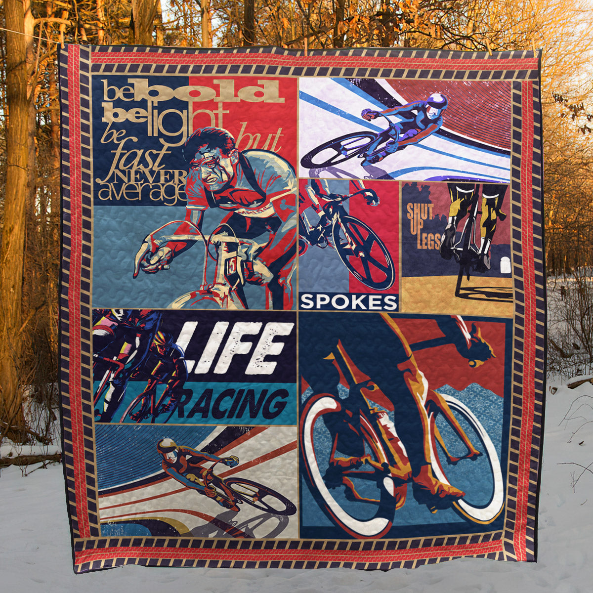 Cycling TD210515 Quilt Blanket