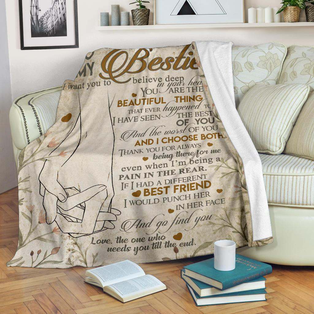 TO MY BESTIE CLA25100953F Sherpa Fleece Blanket