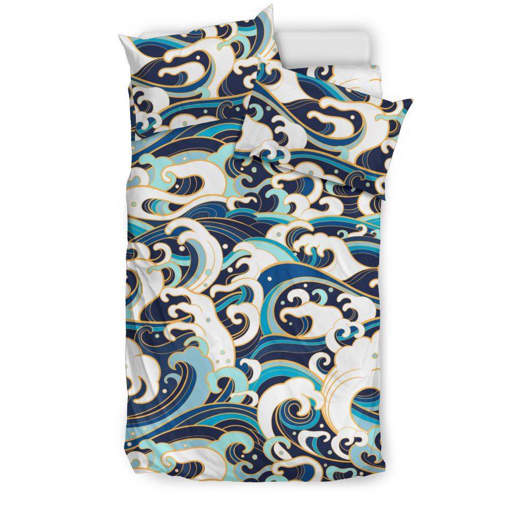 Japanese wave pattern CLA28101273B Bedding Sets